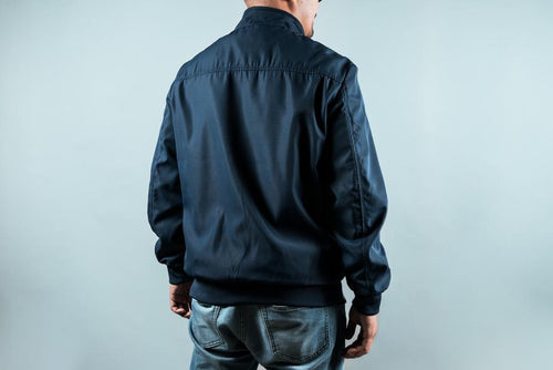 Navy Sports Jacket - Le Rock Clothing